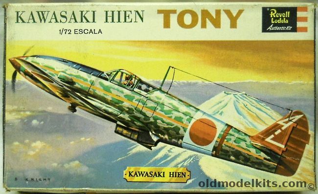 Revell 1/72 Kawasaki Hien Tony Ki-61, H621 plastic model kit